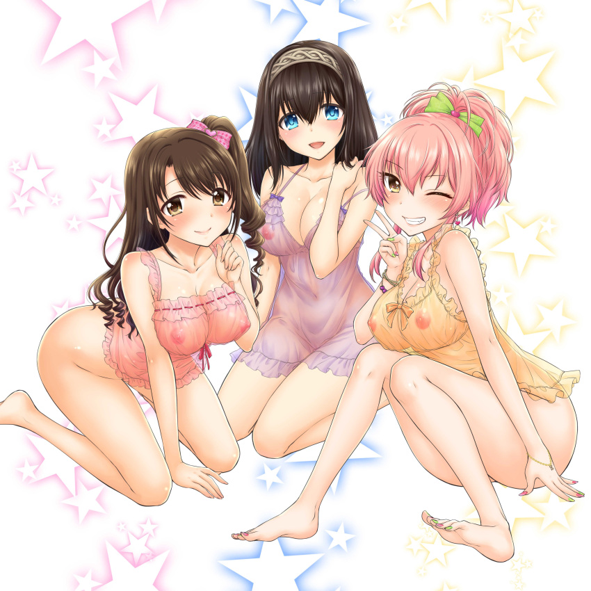 female female_focus idolmaster jougasaki_mika sagisawa_fumika tagme tagme_(artist) tagme_(character)