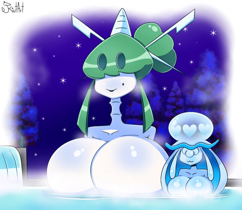 beauty_mark celesteela furry hot_spring kiut_artbs kiut_arts nihilego nintendo pokemon ultra_beast