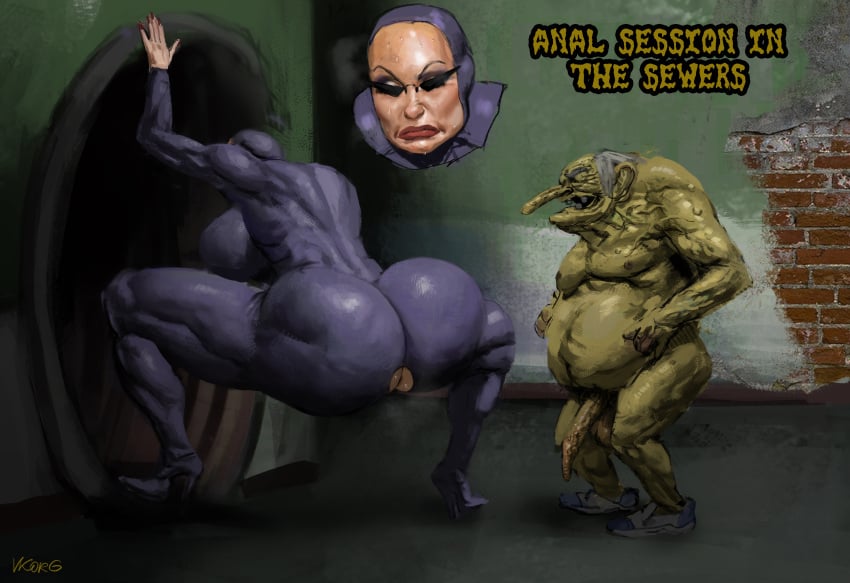 anal anal_access anal_only anus anus_cutout big_ass big_breasts big_penis bimbo bodysuit catsuit curvaceous curvy goblin huge_ass huge_breasts imminent_rape imminent_sex large_ass large_breasts milf monster nasty prostitution sewer vkorg voluptuous