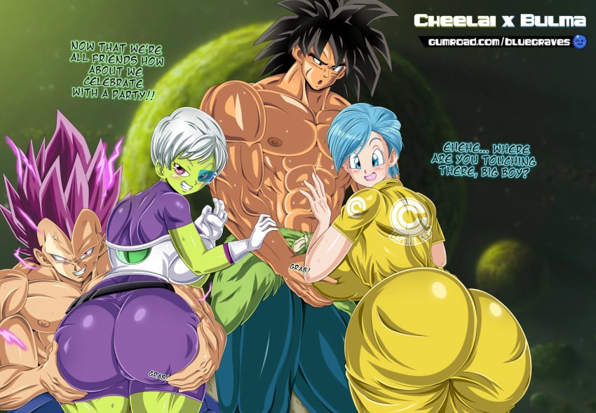 2boys 2girls alien alien_girl armor ass back_view big_ass big_breasts black_hair blue-tinted_eyewear blue_eyes blue_eyes_female blue_hair bluegraves blush breasts broly bulma_briefs busty catfight censored cheelai cleavage clone clothed conversation curvaceous curvy curvy_figure dat_ass dialogue dragon_ball dragon_ball_fighterz dragon_ball_super dragon_ball_super_super_hero english english_text female from_behind_position future gigantic_ass glasses grabbing grabbing_ass green_skin grin grope grope_chest gropes groping groping_ass groping_breasts hands_on_hips hourglass hourglass_figure huge_ass huge_breasts huge_thighs jeans legs lipstick looking_at_viewer milf mother overalls pink_clothing pool poolside purple_eyes purple_hair resort revealing_clothes saiyan saiyan_armor scouter self_fondle self_grope sexually_suggestive short_hair shounen_jump silver_hair skin_tight slim_waist smile smiling speech_bubble stroking_hair sweat sweatdrop swimsuit swimwear swingers text thick_thighs thighs tinted_eyewear twin ultra_ego vegeta voluptuous white_hair wide_hips