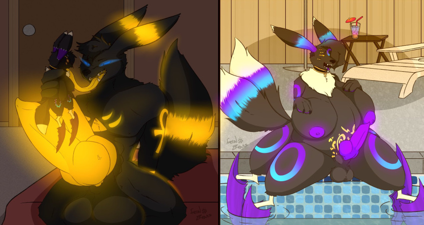 anthro anubis anubis_rose_(character) arachnid arthropod ass balls big_butt big_dom_small_sub breasts breeding_slave canid canine collar deity diphallia diphallism dominant double_penetration dusk_(spiderbre) eeveelution egyptian_mythology futanari genitals glowing glowing_genitalia glowing_markings glowing_nipples glowing_penis hi_res huge_butt intersex long_tongue male mammal markings mate middle_eastern_mythology multi_penis muscular muscular_male mythology nintendo nipples penetration penis pokémon_(species) pokemon sex size_difference small_penis spider stomach_bulge tongue umbreon video_games void_(artist) voodoo voodoo_doll were werecanid werecanine werewolf