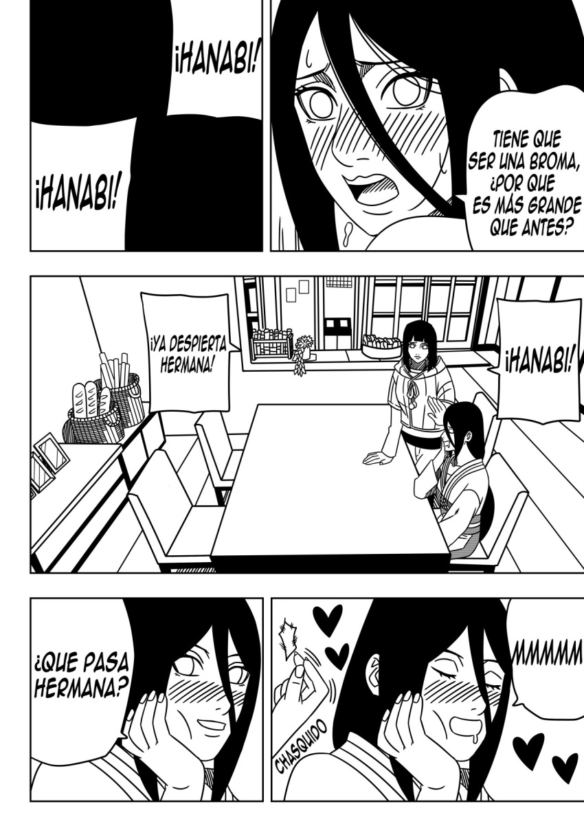 2girls before_and_after blush boruto:_naruto_next_generations cock_hungry comic dialogue dreaming drool drooling embarrassed english_translation fantasizing horny horny_female husband_and_wife hyuuga_hanabi hyuuga_hinata imagination imagining indoors interrupted living_room looking_at_another looking_at_penis monochrome multiple_girls naruto naruto_(series) nervous nervous_sweat ninrubio notes_translation offscreen_character offscreen_male older_sister remembering scared sexually_suggestive shocked shocked_expression sister-in-law sister_and_sister sisters snapping_fingers spanish_text story suggestive sweating swingers talking talking_to_another talking_to_partner text thinking thirsty translated unseen_character younger_sister