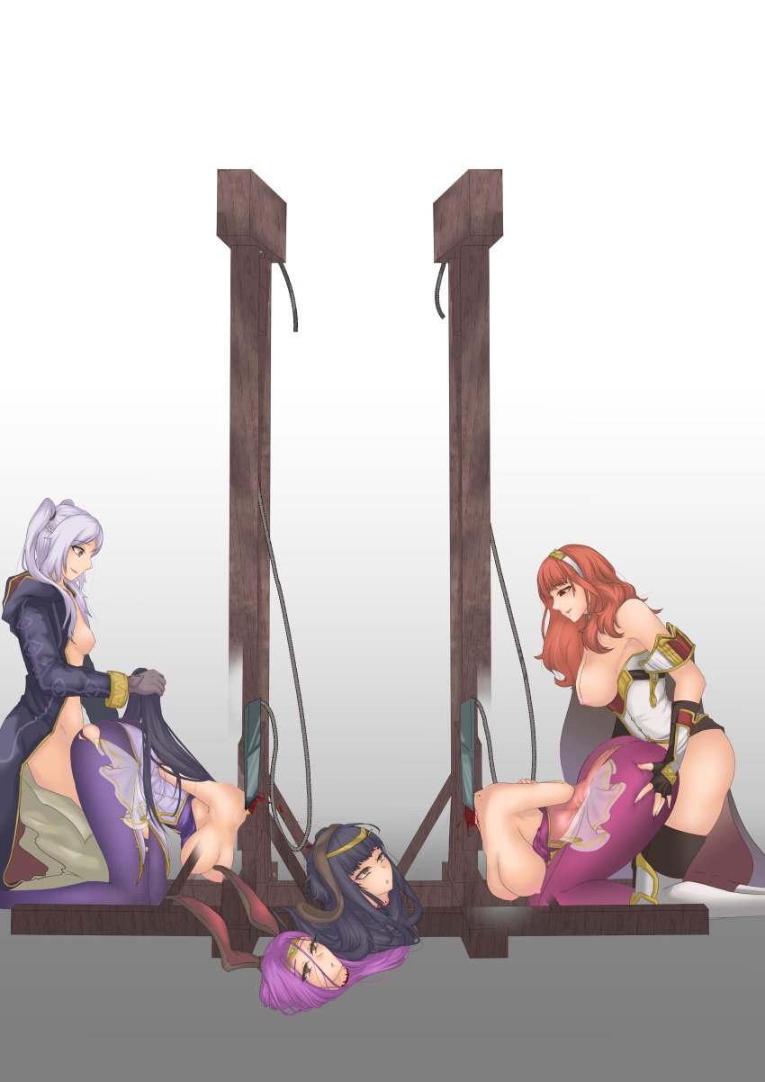 2futas 2girls alternate_costume bebekpeking blood blush bondage breasts breasts_out bunny_ears bunny_girl bunnysuit cape celica_(fire_emblem) clothed_female clothed_futanari clothed_sex dark_hair death decapitated_head decapitation doggy_style double_kill dubious_consent earrings female_death femsub fingerless_gloves fire_emblem fire_emblem_awakening fire_emblem_echoes:_shadows_of_valentia fire_emblem_gaiden fire_emblem_heroes from_behind from_behind_position futa_on_female futanari gloves gore grabbing_from_behind guillotine guro hair_pull hair_pulling hand_on_ass head_removed headband headless implied_futanari implied_penetration implied_sex kneeling long_gloves long_hair motion_lines necrophilia nintendo nipples off_shoulder official_alternate_costume open_jacket pants_down pantyhose pulling_hair purple_hair rape red_eyes red_hair robin_(fire_emblem) robin_(fire_emblem)_(female) rolling_head shirt_down shocked shocked_expression snuff sonya_(fire_emblem) sonya_(spring)_(fire_emblem) tears tharja_(fire_emblem) tharja_(spring)_(fire_emblem) thighhighs tights torn_clothes torn_pantyhose twintails white_dress white_hair