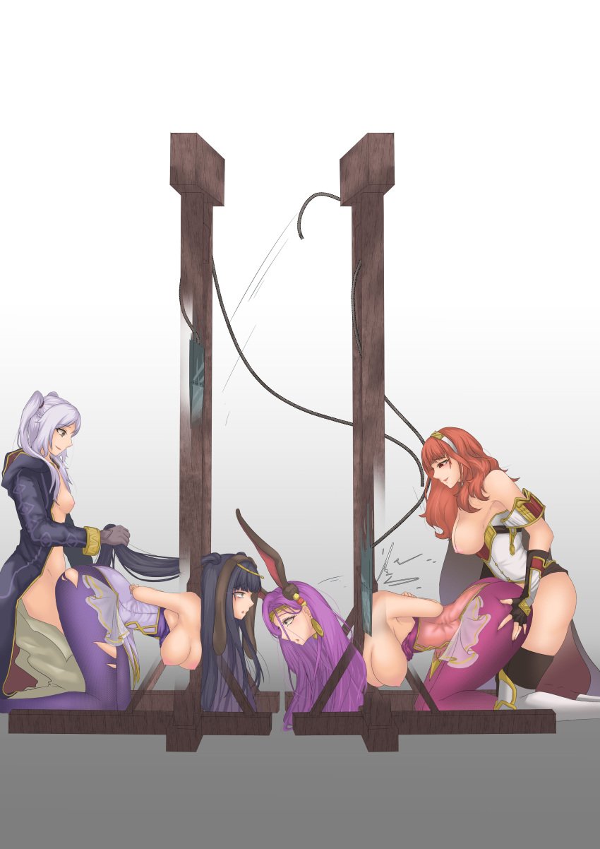 2futas 2girls alternate_costume anthiese_lima bebekpeking blush bondage breasts breasts_out bunny_ears bunny_girl bunnysuit cape celica_(fire_emblem) clothed_female clothed_futanari clothed_sex dark_hair death decapitated_head decapitation doggy_style dubious_consent earrings female_death femsub fire_emblem fire_emblem_awakening fire_emblem_echoes:_shadows_of_valentia fire_emblem_gaiden fire_emblem_heroes from_behind from_behind_position futa_on_female futanari gloves gore grabbing_from_behind guillotine guro hair_pull hair_pulling hand_on_ass headband headless imminent_death imminent_decapitation implied_futanari implied_penetration implied_sex kneeling long_hair motion_lines necrophilia nintendo nipples off_shoulder official_alternate_costume open_jacket pants_down pantyhose pulling_hair purple_hair rape red_eyes red_hair robin_(fire_emblem) robin_(fire_emblem)_(female) shirt_down shocked shocked_expression snuff sonya_(fire_emblem) sonya_(spring)_(fire_emblem) tharja_(fire_emblem) tharja_(spring)_(fire_emblem) thighhighs tights torn_clothes torn_pantyhose twintails white_dress white_hair