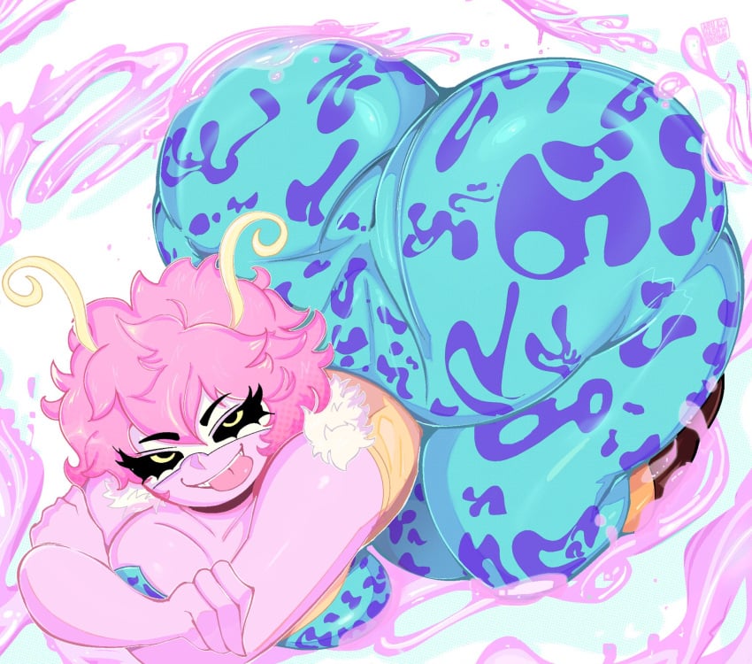 2d 2girls abuhashbrown ass ass_bigger_than_head ass_body ass_focus ass_grab ass_up big_ass big_butt big_thighs black_eyes black_sclera bodysuit boku_no_hero_academia booty butt clothed clothed_female clothing curvaceous curvaceous_female curvy curvy_female fat_ass female female_focus female_only hero_outfit_(mha) heroine hi_res highres horns huge_ass huge_butt huge_thighs humanoid hyper_ass large_ass large_butt looking_at_viewer mask massive_ass massive_butt mina_ashido my_hero_academia pink_body pink_hair pink_skin short_hair skin_tight solo solo_female solo_focus teenager text thick_ass thick_butt thick_hips thick_legs thick_thighs tongue tongue_out voluptuous voluptuous_female wide_hips yellow_eyes