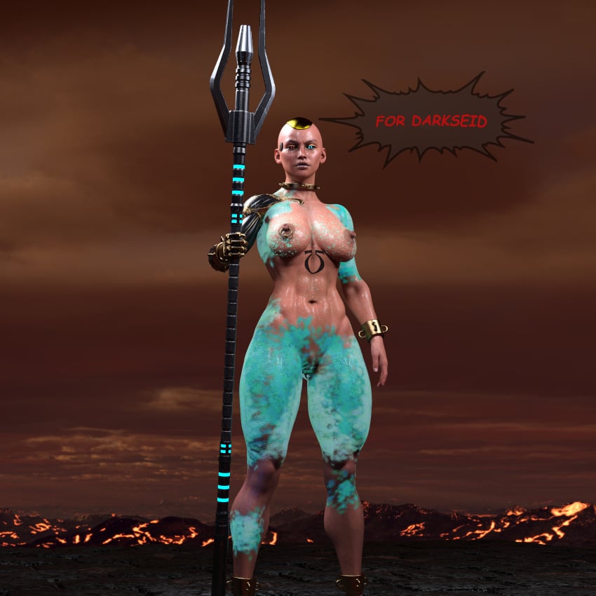 1girls 3d angry apokolips big_breasts chains cybernetics enslaved_goddess enslaved_royal female female_only glowing_eyes goddess kronika mexis49 mind_break mind_control mortal_kombat mortal_kombat_11 netherrealm_studios nipple_piercing solo sweat tattoo thick_thighs