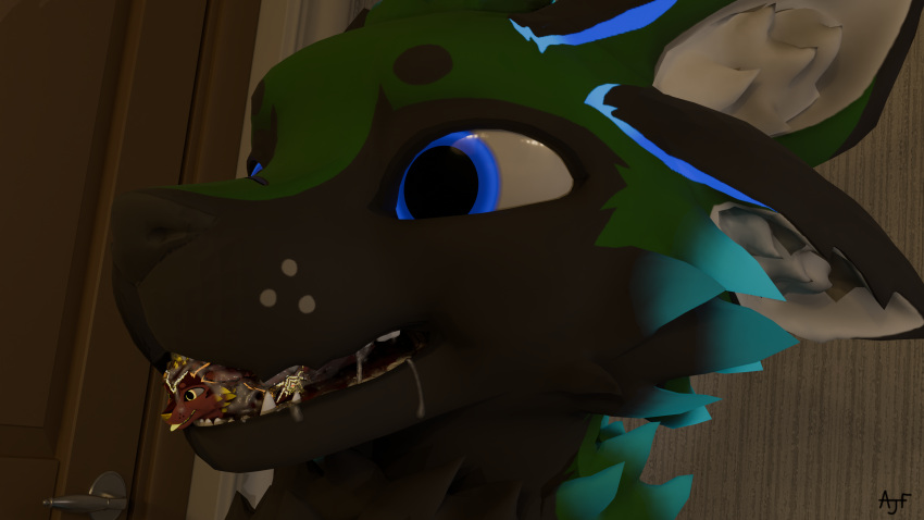 3d absurd_res anthro blender_(artwork) bodily_fluids deuzear digital_media_(artwork) duo extreme_size_difference hi_res inside jetface5000 male male/male micro mouth_shot open_mouth pixel_(bypixel25) saliva size_difference soft_vore vore zach_(jetface5000)