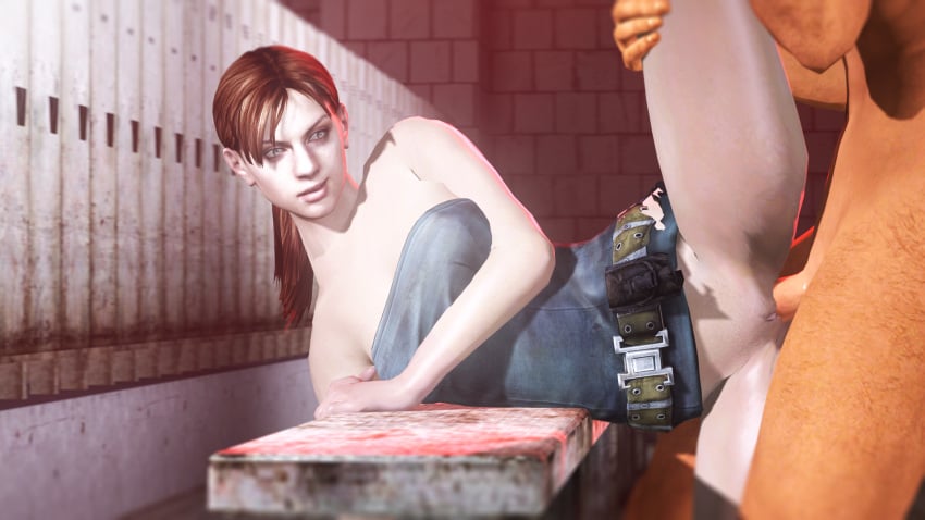 1boy 1girls 3d dasupanoob female jill_valentine jill_valentine_(julia_voth) penis resident_evil resident_evil_3 source_filmmaker tagme vaginal_penetration