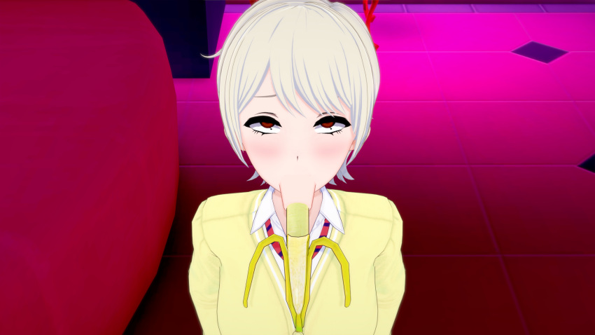 3d banana nakiri_alice oral shokugeki_no_souma