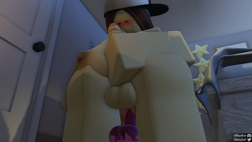 3d balls big_ass big_breasts big_penis breasts dildo diphallia diphallism dotty1001 futanari masturbation multi_penis penis roblox robloxian self_upload solo_futa tagme