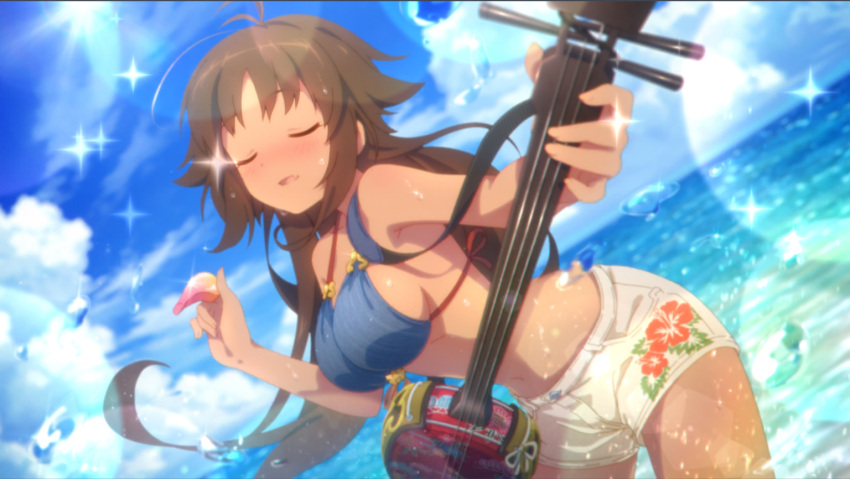 1girls bikini female female_only kaori_(princess_connect!) princess_connect! princess_connect!_re:dive screencap solo