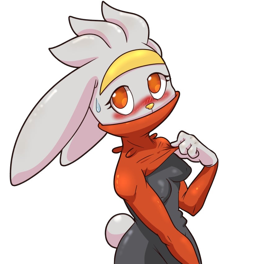 anime_style anthro evolution pokemon raboot shy