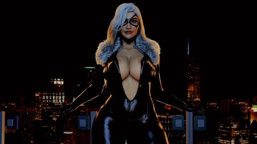 1girls 2024 3d 3d_(artwork) areola areolae big_breasts black_cat_(marvel) bodysuit breasts bursting_breasts busty city city_background cleavage eyelashes eyeshadow felicia_hardy female female_only gloves high_resolution highres hourglass_figure light-skinned_female light_skin long_gloves long_hair looking_at_viewer marvel marvel_comics mask masked masked_female mature mature_female nipple_bulge nipples no_bra open_bodysuit open_clothes psychosis red_lipstick scenery seductive seductive_eyes seductive_look seductive_mouth seductive_pose seductive_smile shiny shiny_bodysuit showing_breasts spider-man_(series) superheroine teasing thick thick_lips thick_thighs tight_bodysuit tight_clothes tight_clothing unzipped unzipped_bodysuit voluptuous_female waist white_fur white_hair wide_hips zipper_down zipper_pull_tab