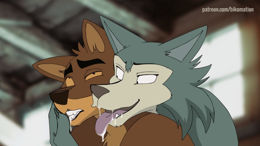 2boys 2d_animation 5_fingers animated anthro anthro_on_anthro anthro_penetrated anthro_penetrating anthro_penetrating_anthro beastars better_version_at_source bikomation black_eyes black_nose bodily_fluids body_hair brown_body brown_fur canid canine canis cheek_tuft chest_hair claws clenched_teeth close-up crossover detailed_background digital_media_(artwork) dreamworks duo embrace eyebrows facial_expressions facial_tuft finger_claws finger_in_mouth fingers fluffy fluffy_ears fluffy_hair frame_by_frame fur furry good_boy grey_body grey_fur head_grab hug hugging hugging_from_behind intraspecies legoshi_(beastars) licking long_ears looking_at_another looking_pleasured male male/male male_only male_penetrated male_penetrating male_penetrating_male mammal moan moaning moaning_in_pleasure mr._wolf_(the_bad_guys) multicolored_body multicolored_fur narrowed_eyes netflix open_mouth orgasm_face penetration pleasure pleasure_face pleasured pleasured_face saliva saliva_drip saliva_on_tongue sex short_playtime tan_body tan_fur teeth teeth_clenched the_bad_guys thick_eyebrows tongue_licking tongue_out tuft two_tone_body two_tone_fur universal_studios wet wide_eyed widescreen wolf yellow_sclera