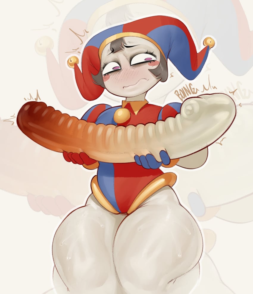 1boy 1girls 2024 2d 2d_(artwork) big_penis big_thighs gummi_worm jpeg jpg mr_fuga mrfuga penis pomni pomni_(the_amazing_digital_circus) sweaty_thighs tagme the_amazing_digital_circus