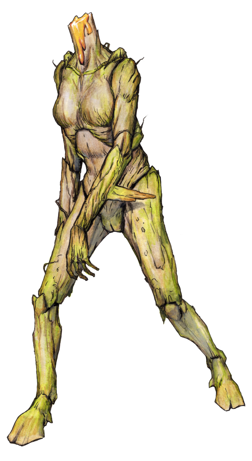 distant_star elemental_creature female flora_fauna genitals gore headless hi_res humanoid_genitalia humanoid_pussy nude peach_pussy plant pussy