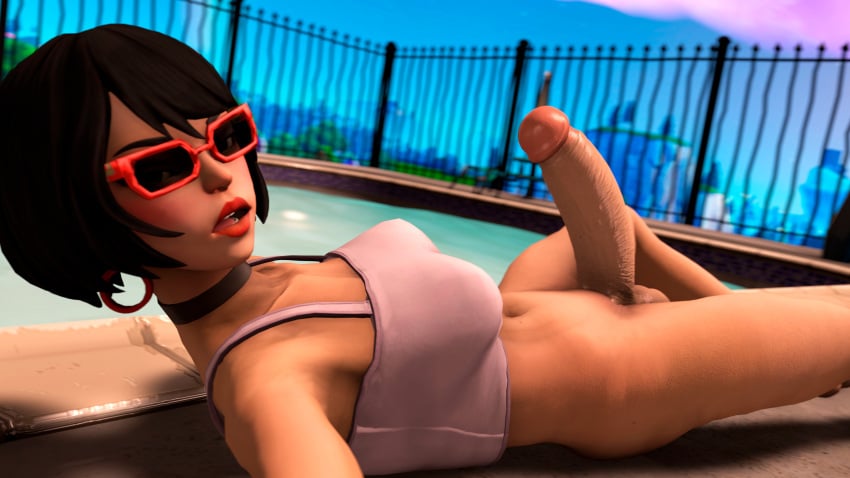 1futa 3d 4k big_cock big_penis bottomless clothes dick dickgirl epic_games erection evie_(fortnite) fortnite fortnite:_battle_royale futa_only futanari fxnsfm glasses hd high_resolution penis penis_out pool sfm source_filmmaker sunglasses tinted_eyewear