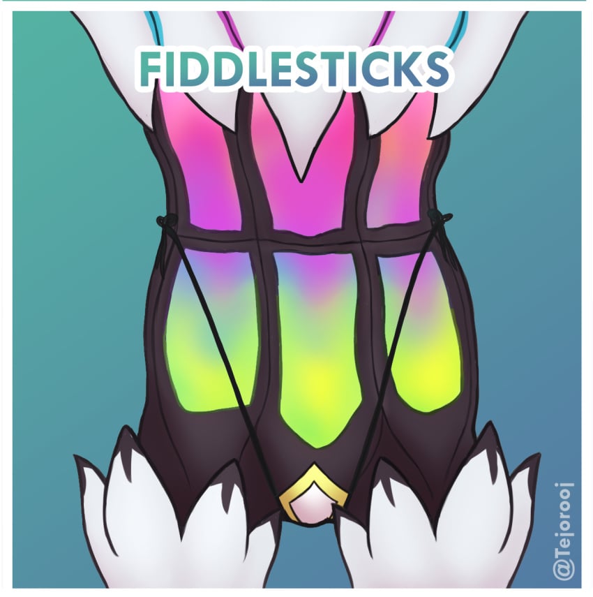 1girls fiddlesticks g-string league_of_legends league_of_legends:_wild_rift male male_only monster panties riot_games solo solo_female star_guardian_series star_nemesis_fiddlesticks tejorooj thick_ass thick_thighs underwear