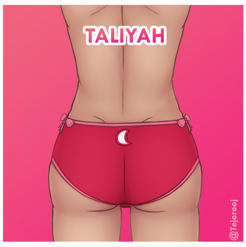 1girls ass big_ass big_butt dark-skinned_female dark_skin female female_only league_of_legends league_of_legends:_wild_rift panties ribbon riot_games solo solo_female star_guardian_series star_guardian_taliyah taliyah tejorooj thick_ass thick_thighs underwear