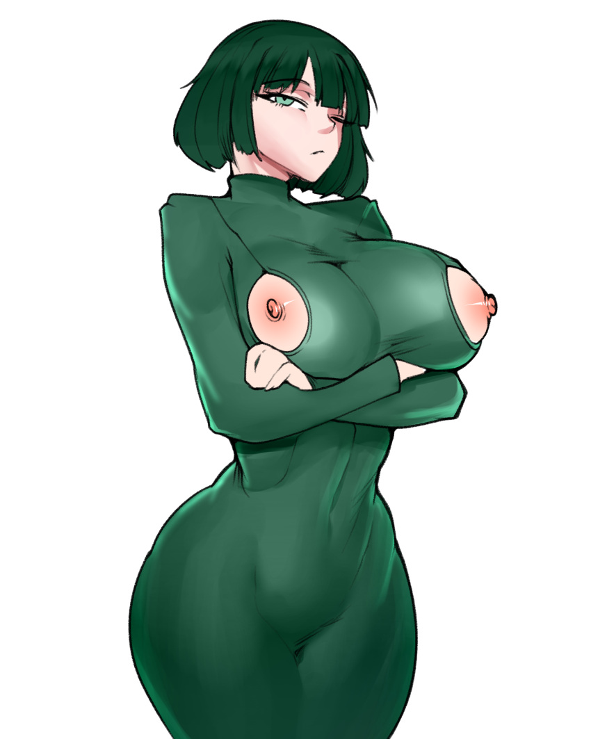 1girls absurd_res areola areolae arms_crossed artist_request bangs belly belly_button big_breasts bob_cut bodysuit breasts busty clothed clothing covered_navel covered_pussy crossed_arms curvaceous curvy curvy_body curvy_female curvy_figure dark_green_hair dark_hair dress erect_nipples exposed_nipples eye_closed eye_contact eyelashes female female_focus female_only fringe front_view fubuki_(one-punch_man) green_dress green_eyes green_hair half-closed_eyes heroine highres hips hourglass_figure large_breasts legs legs_together light-skinned_female light_skin looking_at_viewer medium_hair midriff mostly_clothed navel nipples one-punch_man seductive seductive_look short_hair slim slim_waist solo solo_female solo_focus standing stomach thick_legs thighs thin_waist tight_clothing toned toned_body toned_female turtleneck turtleneck_dress vagina voluptuous waist white_background wide_hips