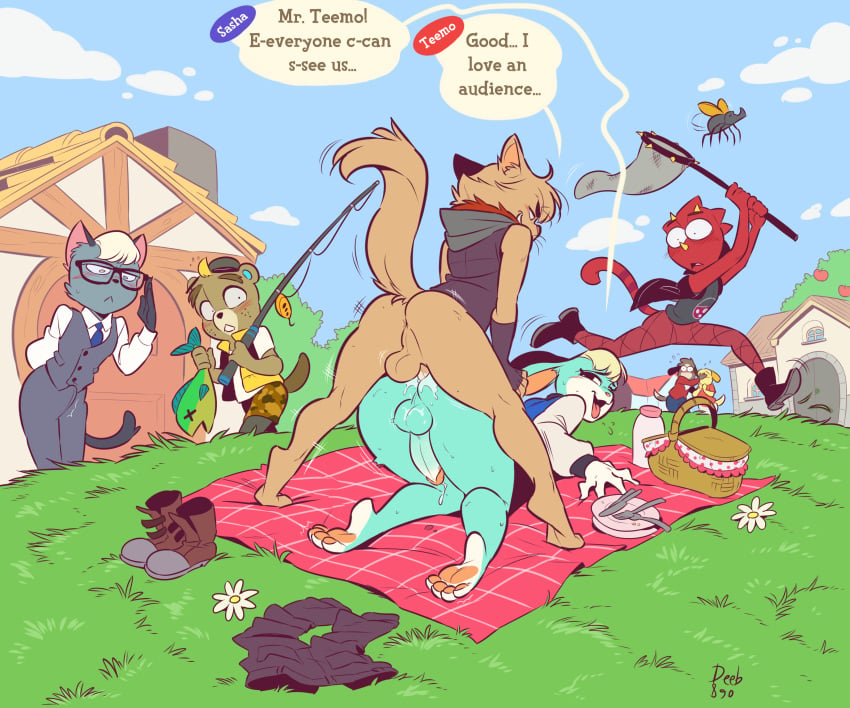 absurd_res anal anal_sex animal_crossing anthro anthro_on_anthro anthro_penetrated anthro_penetrating anthro_penetrating_anthro biped bodily_fluids bulge c.j._(animal_crossing) clothed clothing cum cum_in_ass cum_inside dead_fish dead_fishrndeath death deeb890 digby_(animal_crossing) dominant dominant_male dripping duo ejaculation erection erection_under_clothing fan_character flick_(animal_crossing) fluffy from_behind_position gay genital_fluids genitals hi_res humanoid_genitalia humanoid_penis internal isabelle_(animal_crossing) larger_male larger_penetrated league_of_legends leaking_precum male male/male male_penetrated male_penetrating male_penetrating_male mammal neck_tuft nintendo nude penetration penile penile_penetration penis penis_in_ass precum precum_drip precum_on_penis precum_string public public_nudity public_sex raymond_(animal_crossing) riot_games sasha_(animal_crossing) sex size_difference small_dom_big_sub smaller_male spread_legs spreading submissive submissive_male teemo_the_yiffer tuft video_games yordle