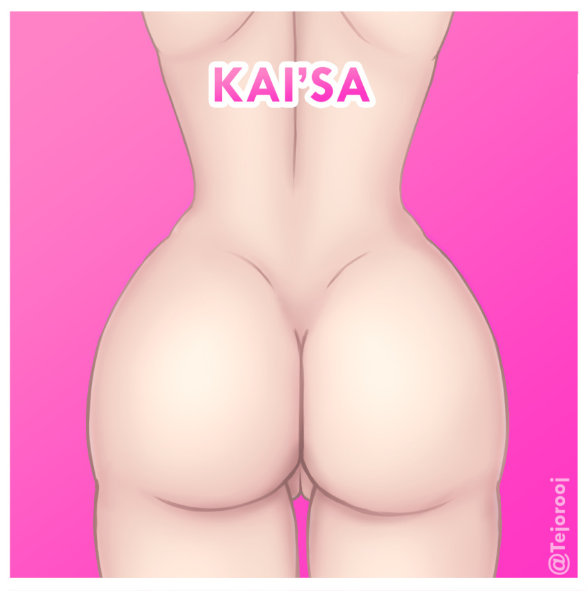 1girls ass big_ass big_butt female female_only kai'sa league_of_legends league_of_legends:_wild_rift naked nude nude_female pussy riot_games solo solo_female star_guardian_kai'sa star_guardian_series tejorooj thick_ass thick_thighs vagina