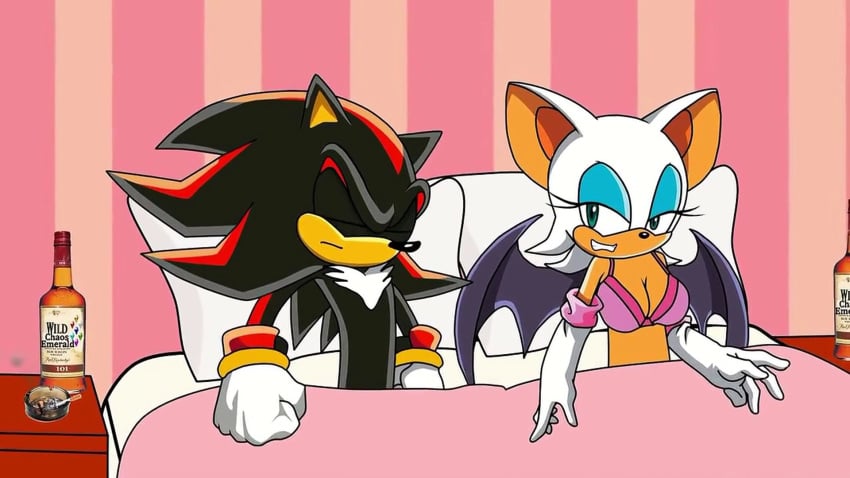 alcohol cartoon_hook-ups furry motel rouge_the_bat sega shadow_the_hedgehog sonic_(series) sonic_the_hedgehog_(series) tagme winky_dink_media