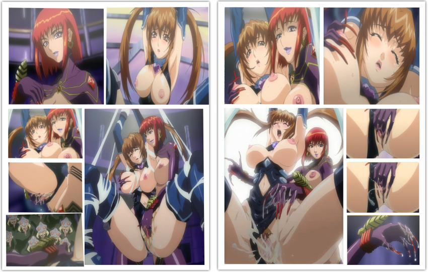 angel_blade angel_blade_(character) angel_blade_punish animated arc7 bondage brown_hair clitoral_fingering clitoral_stimulation closed_eyes clothing clothing_aside earrings femdom femsub finger_fuck fingering groping jewelry lezdom milf moena_shinguuji nipple_pinching nude orgasm panties_aside pantsu purple_eyes rape reach-around reverse_forced_fingering screen_capture taken_from_behind underwear underwear_aside vaginal_juices widow_(angel_blade_punish) yuri