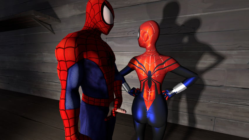 3d bubble_butt father_and_daughter incest jerking jerkingoff marvel marvel_comics mayday_parker peter_parker pros22 sfm source_filmmaker spandex spandex_suit spider-girl spider-man spider-man_(series)