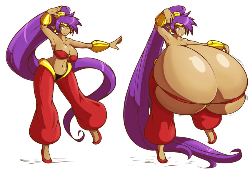 1girls armpits bare_shoulders big_breasts breast_expansion breasts dancing eikasianspire female female_only hips huge_breasts humanoid hyper hyper_breasts large_breasts long_hair massive_breasts purple_hair sequence shantae shantae_(character) smooth_skin solo solo_female tan thick thick_thighs thighs wide_hips