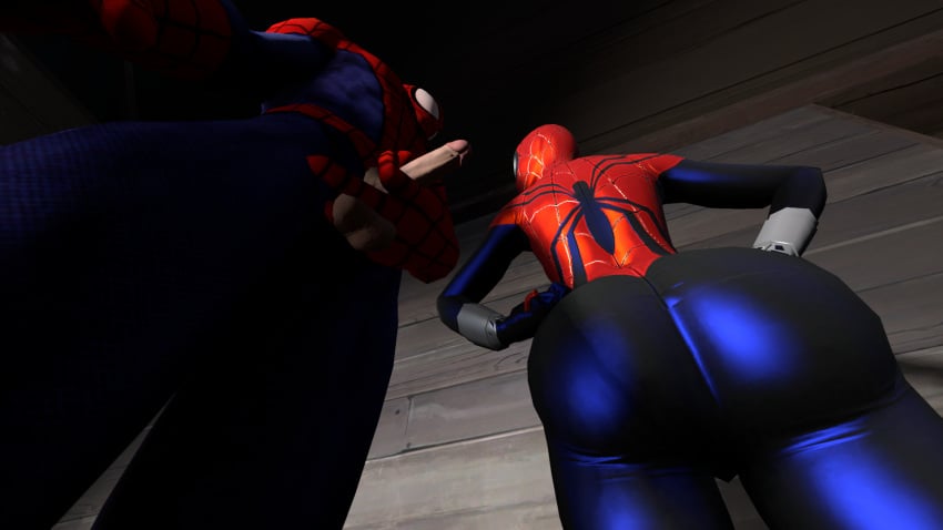 3d bubble_butt father_and_daughter incest jerking jerkingoff marvel marvel_comics mayday_parker peter_parker pros22 sfm source_filmmaker spandex spandex_suit spider-girl spider-man spider-man_(series)