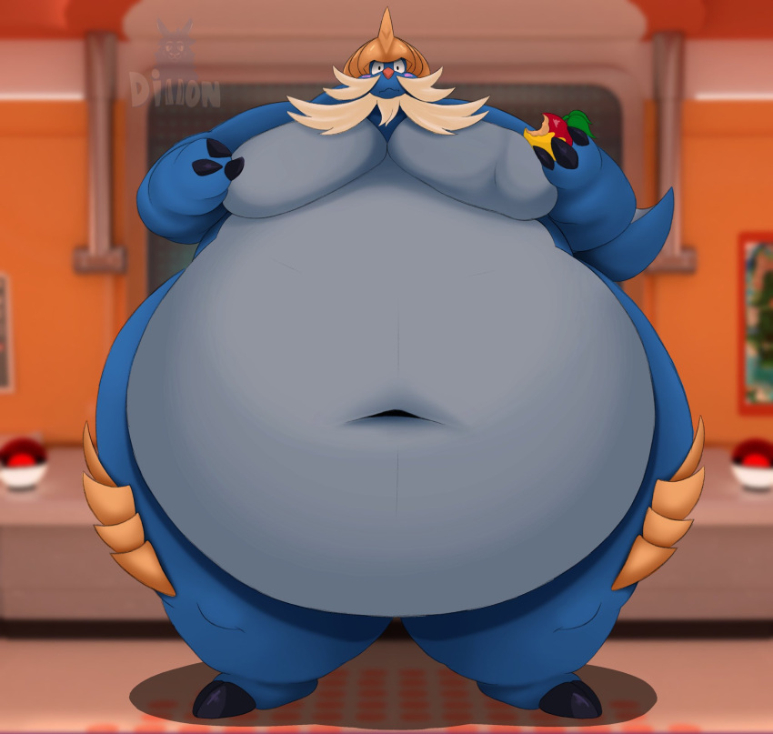big_breasts breasts dillonoheir huge_breasts no_humans pokémon_(species) pokemon pokemon_(species) samurott thick_thighs wide_hips