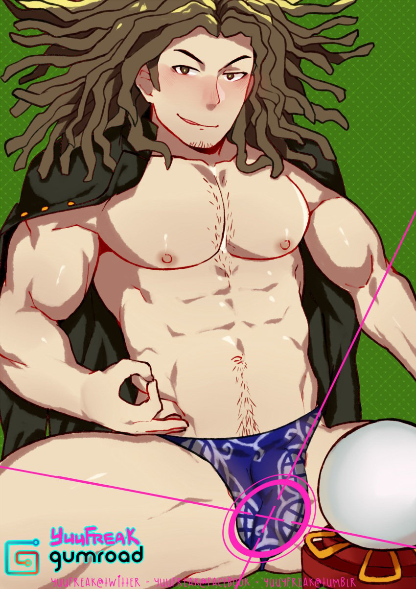 danganronpa danganronpa_1 hagakure_yasuhiro male_only smooth_skin solo underwear yuufreak