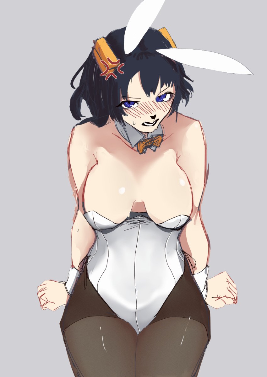 breasts bunny_ears bunny_girl bunnysuit cleavage dog_ears dog_girl morotom0shinaba nippon_ichi_software skimpy_clothes the_witch_and_the_hundred_knight tights viscole_dotrish