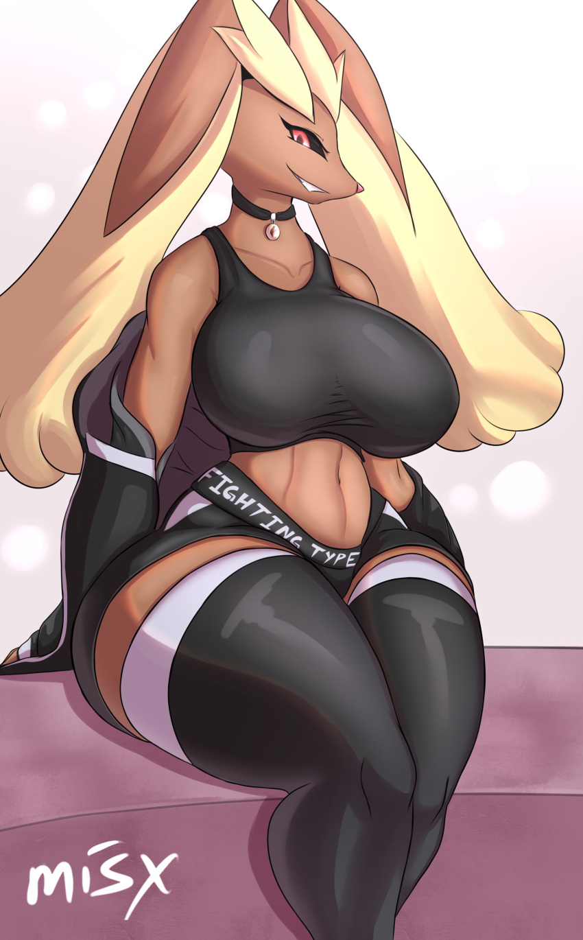 big_breasts breasts female furry lopunny misx pokémon_(species) pokemon pokemon_(species) tagme thick_thighs