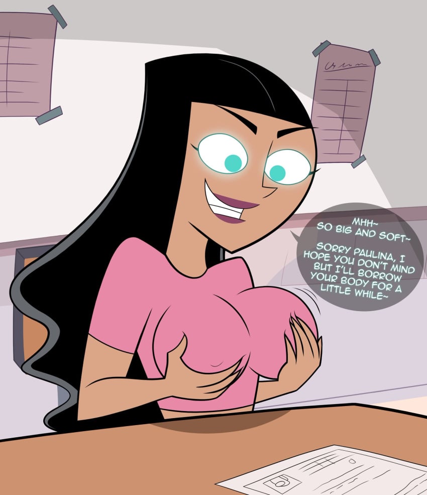 1girls big_ass big_breasts big_thighs breasts bust busty chest curvaceous curvy curvy_figure danny_phantom dark-skinned_female dark_skin digital_media_(artwork) female hips hispanic hourglass_figure huge_ass huge_breasts huge_thighs large_ass large_breasts large_thighs legs migi_rider nickelodeon paulina_sanchez possessed possession slim_waist tan-skinned_female tan_body tan_skin thick thick_hips thick_legs thick_thighs thighs voluptuous waist wide_hips