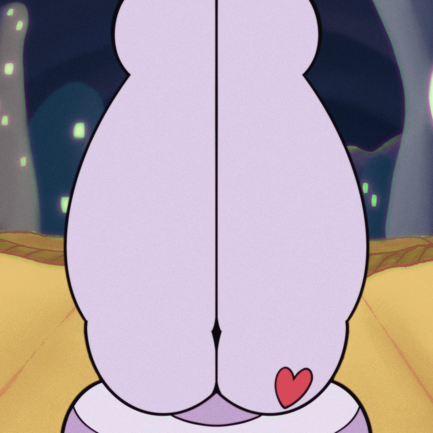 1girls animated ass ass_tattoo blonde_hair bug butt butt_tattoo cuphead cuphead:_the_delicious_last_course cuphead_(game) gif heart heart_tattoo madcap_maddie_(cuphead) moth pussy tattoo