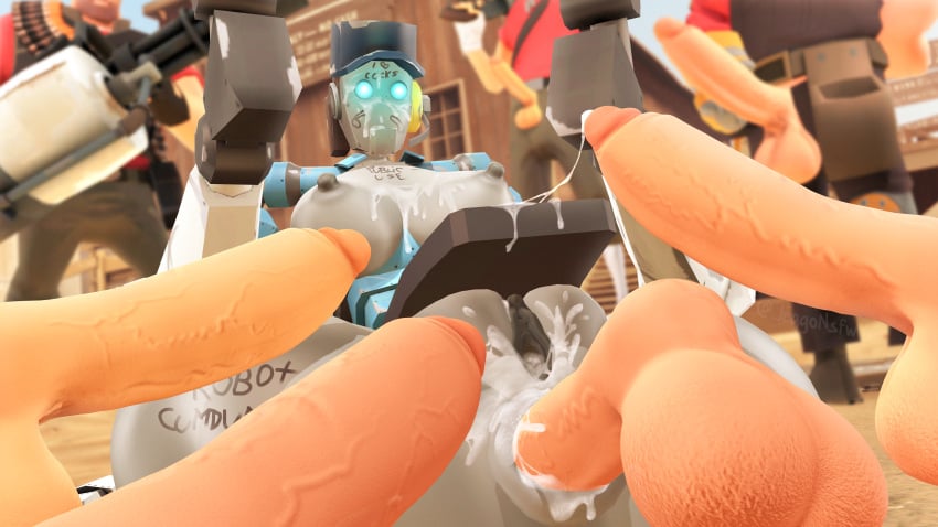 anal anus cum cum_in_ass cum_in_mouth cum_in_pussy cum_inside cum_on_body cum_on_breasts cum_on_face engineer engineer_(team_fortress_2) excessive_cum faceless_male female femscout femscout_(alt_design) femscout_(robot) gangbang heavy_(team_fortress_2) heavy_weapons_guy hi_res highres jeggosfm multiple_penises on_back outdoors penetration presenting presenting_anus presenting_hindquarters presenting_pussy puffy_anus pussy robo_scout robot scout scout_(team_fortress_2) source_filmmaker tagme team_fortress_2 writing