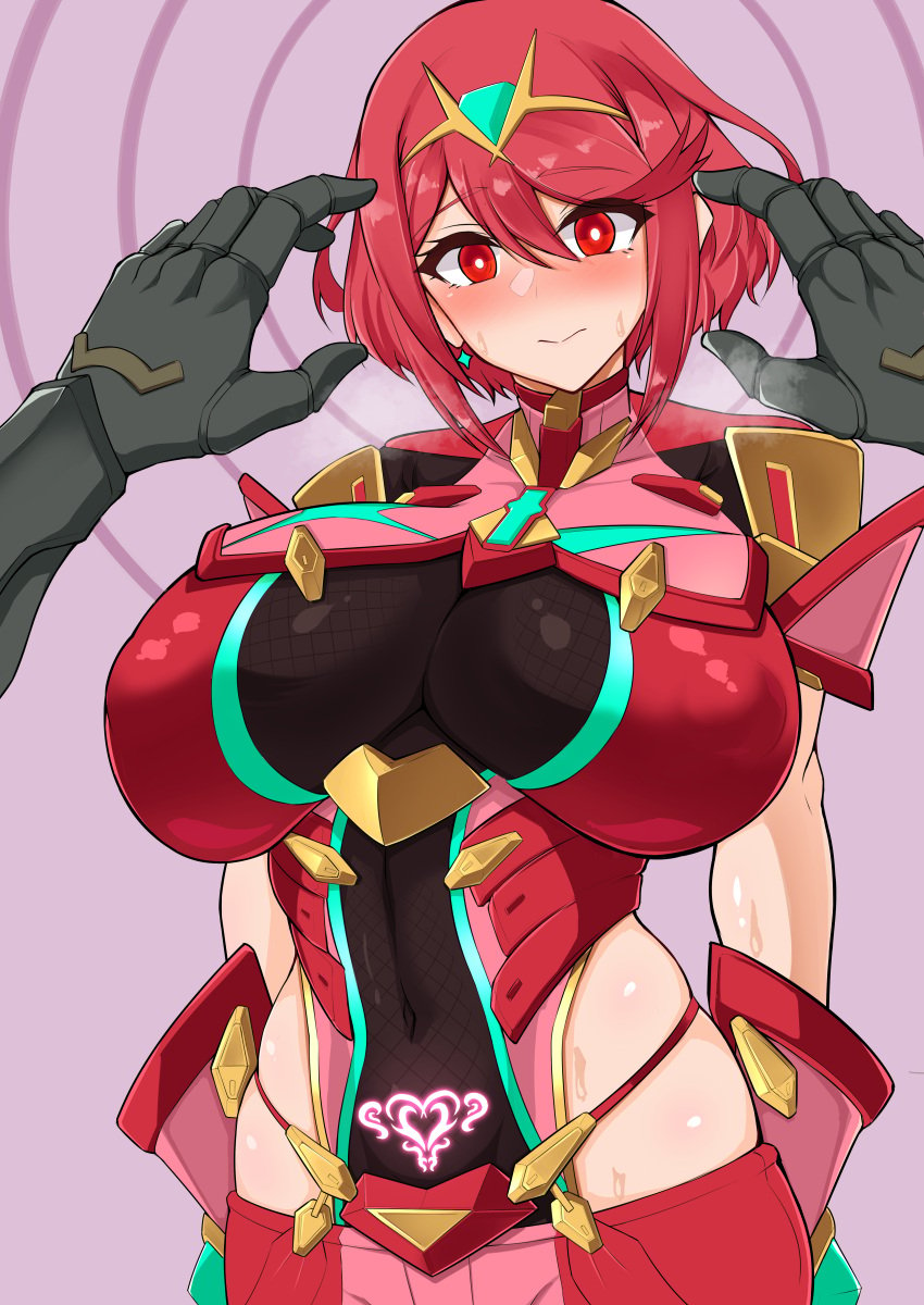 1girls big_breasts breasts female gatyo_5 hi_res high_resolution highres huge_breasts hypnosis large_breasts mind_control nintendo pubic_tattoo pyra red_eyes red_hair short_hair sweat sweatdrop tagme xenoblade_(series) xenoblade_chronicles_2