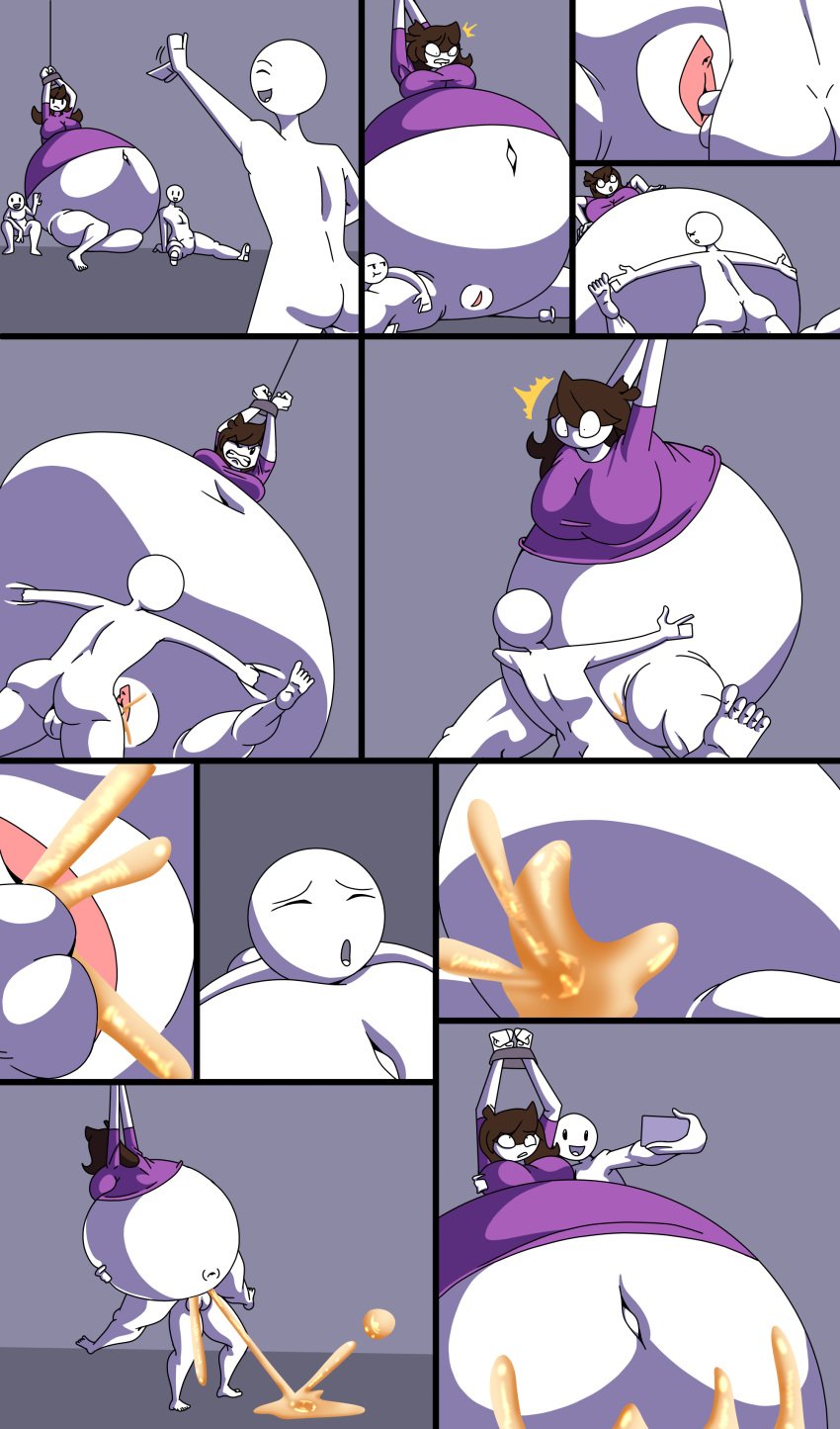 1girls 1male angry angry_sex balloon_belly belly_grab belly_gripping big_belly big_breasts bruh chaoticbabylon comic cum cum_in_pussy cum_inside gangbang hyper_cum hyper_pregnancy inflation jaiden jaiden_animations jaidenanimations lifting pain pregnant small_penis vaginal_penetration vaginal_sex what_the_fuck what_the_fuck_is_this why wtf wtf_is_this youtube youtuber