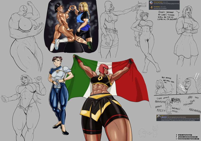 abs amogus athletic athletic_female big_areola big_ass big_breasts big_butt bikini_top bottom_heavy bottomless bushmannerino chun-li confident dark-skinned_female dnf_duel drawpile fempyro flexing flexing_muscles from_below fuma_kotaro_(tenkaichi) gas_mask gym_clothes gym_uniform katalin_(bushmannerino) large_areolae large_breasts larger_female light-skinned_female long_hair looking_at_viewer marisa_rossetti masked_female mature_female milf muscle muscles muscular muscular_arms muscular_ass muscular_female muscular_legs muscular_thighs newgrounds newgrounds_username posing pubes pubic_hair pyro_(team_fortress_2) reddkats she-venom short_hair smile smug street_fighter street_fighter_6 striker striker_(dnf_duel) summer_dress sundress sweat sweaty team_fortress_2 tenkaichi_nihon_saikyou_bugeisha_ketteisen thick_thighs tight_clothing tight_fit tomboy toned_body toned_female top_heavy topless vascular voluptuous wide_hips