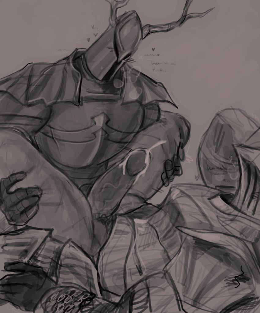 2boys anal anal_sex armor big_penis bottomless breath cum dark_souls dark_souls_3 erection fromsoftware gay havel_the_rock helmet imlooking knight legs_held_open male male_only penis silver_knight_(dark_souls) silver_knight_ledo sketch spread_legs uncensored veiny_penis yaoi