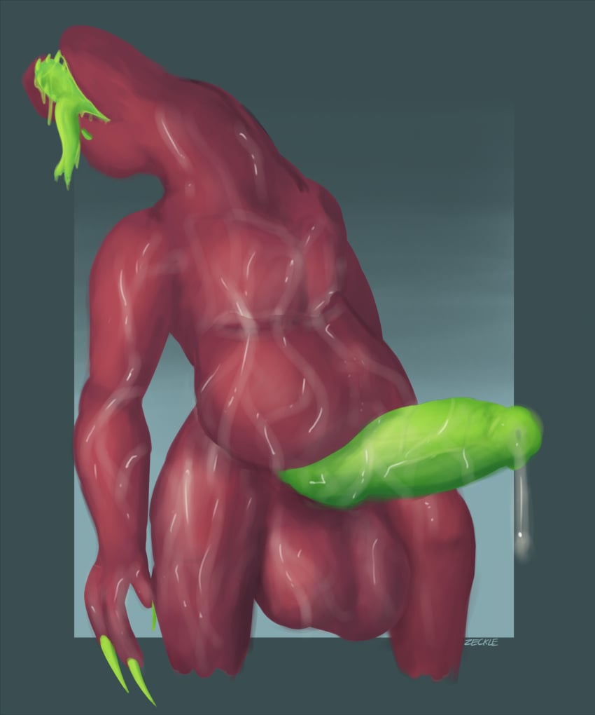 absurd_res acrid after_orgasm afterglow alien balls belly big_balls big_belly big_penis bodily_fluids cum cumshot ejaculation excessive_cum genital_fluids genitals hi_res inflation male male_focus male_only male_solo monster penis solo solo_male unusual_anatomy unusual_genitalia unusual_penis zeckle