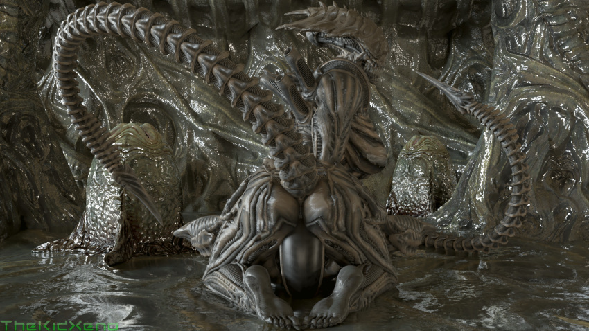 16:9 2020 3d_(artwork) 4k alien alien_(franchise) anus ass big_breasts big_butt black_body breasts claws detailed_background digital_media_(artwork) duo egg excella eyeless facesitting fan_character fangs featureless_breasts female female_xenomorph fingers hi_res humanoid humanoid_on_humanoid male male/female mammal muscular muscular_female muscular_male no_nipples nude teeth teratophilia thekidxeno thick_thighs widescreen x3no xenomorph