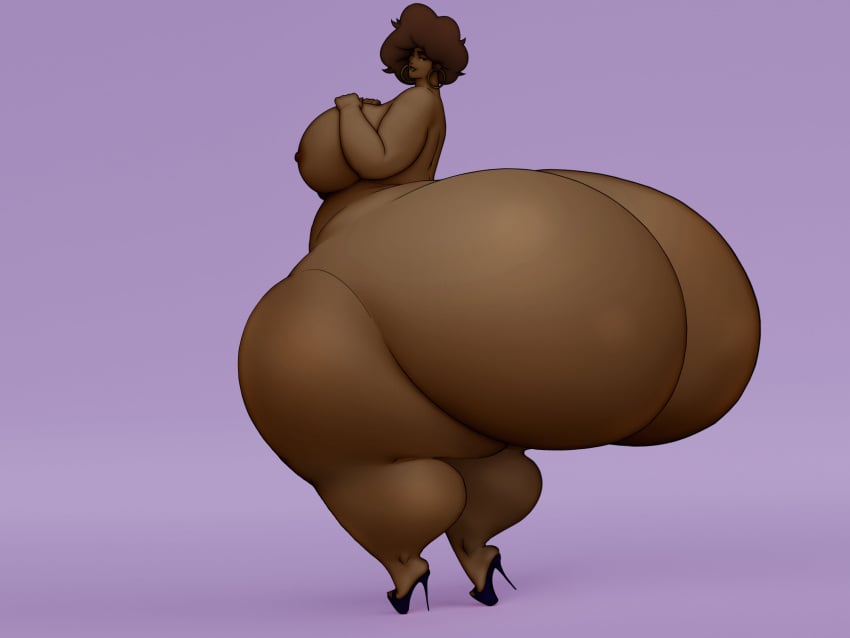 1female 1girls alternate_version_available ass ass_bigger_than_breasts ass_bigger_than_head ass_bigger_than_torso big_ass big_breasts big_butt breasts dark-skinned_female dark_skin dat_ass dumptruck_ass dumptruck_butt enormous_ass enormous_butt fat_ass fat_butt female female_focus female_only gigantic_ass gigantic_butt high_heels huge_ass huge_breasts huge_butt hyper_ass hyper_butt large_ass large_breasts large_butt large_tits massive_ass massive_butt nude nude_female platform_heels someshittysketches tagme thick_thighs thighs