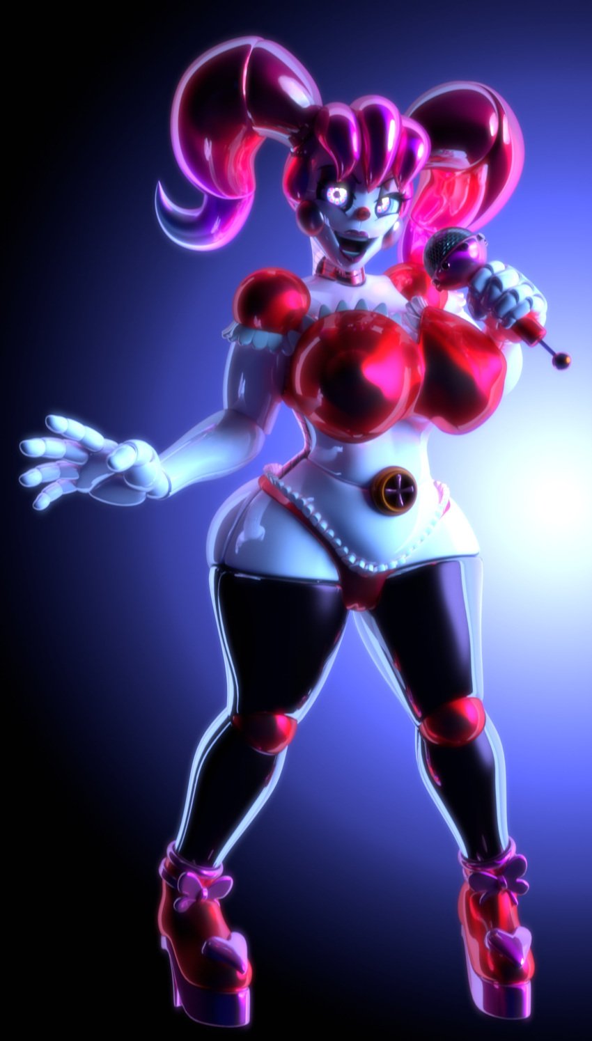 1girls 3d 3d_(artwork) 3d_model 5_fingers absurd_res animatronic athletic athletic_female baby_(fnafsl) bangs big_breasts big_thighs black_legwear black_stockings black_thighhighs blue_eyes blush_stickers breasts breasts_bigger_than_head busty cheek_markings chest circus_baby circus_baby_(fnaf) cleavage clothes clothing clown clown_girl clown_nose cosmic_trance curvaceous curvy curvy_body curvy_female curvy_figure digital_media_(artwork) eyebrows eyelashes eyeshadow female female_only fit fit_female five_nights_at_freddy&#039;s five_nights_at_freddy&#039;s:_sister_location fnaf footwear fringe front_view full_body ginger glistening glistening_body glistening_breasts glistening_eyes glistening_hair glistening_skin heels high_heels hips hourglass_figure huge_breasts huge_thighs humanoid joints large_breasts large_thighs legwear light-skinned_female light_skin lips lipstick looking_at_viewer makeup mascara midriff pale-skinned_female pale_skin pink_cheeks pink_eyeshadow pink_ribbon pose posing red_footwear red_hair red_heels red_high_heels red_lips red_lipstick red_nose red_shoes ribbon ribbons robot robot_girl robot_humanoid robot_joints rosy_cheeks scottgames shiny_breasts shiny_clothes shiny_hair shiny_skin shoes slim_waist smile smiling smiling_at_viewer smooth_skin solo solo_female standing stockings tagme thick_thighs thighhighs thighs tied_hair twintails voluptuous voluptuous_female white_body white_skin wide_hips