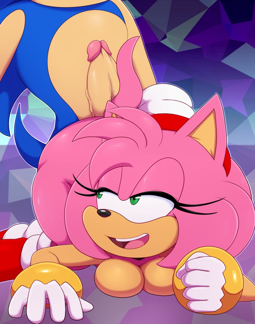 1girls amy_rose bigdon1992 hairband sonic_(series) sonic_the_hedgehog