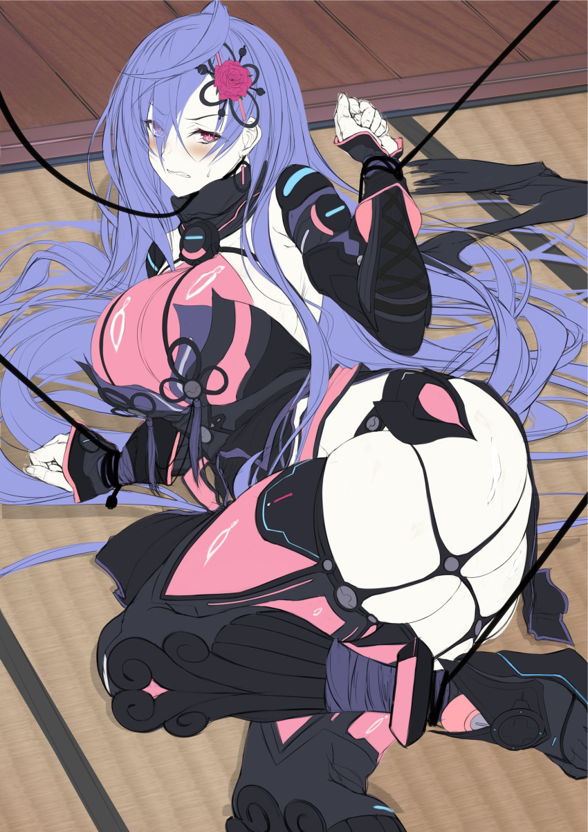 dominated dominatrix full_color goddess ill_(0022) iris_heart kunoichi neptunia_(series) ninja plutia power_symbol straight