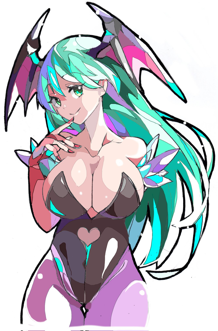 1girls breasts darkstalkers empe0317 enpe female female_focus female_only large_breasts morrigan_aensland solo succubus