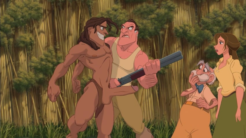 big_balls big_cock big_dick big_penis disney edit edited edited_image edited_official_artwork edited_screencap geekwithepower male male_only tarzan tarzan_(1999_film) tarzan_(character) uncut uncut_penis